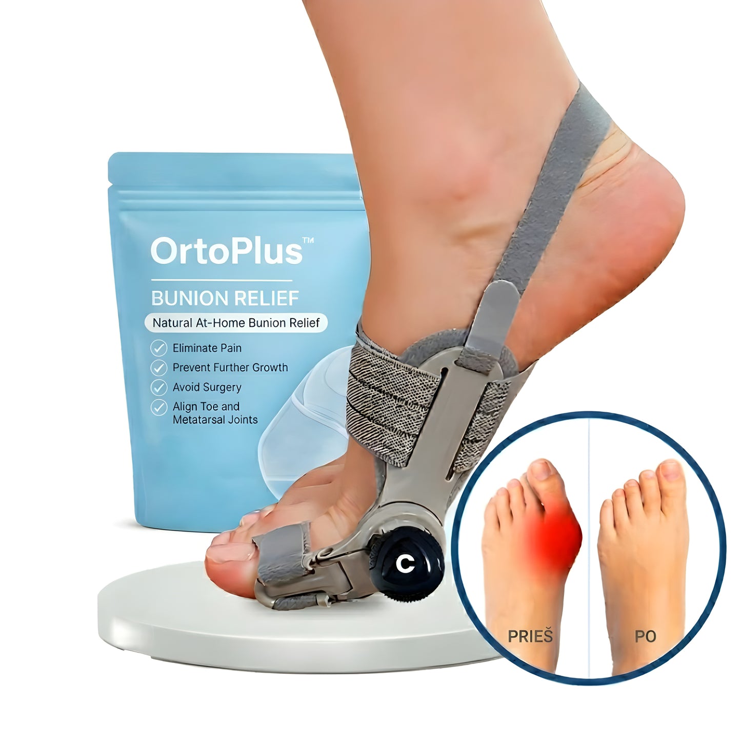 OrtoPlus™ Pėdų Kauliuko Korektorius